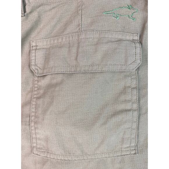 Horny Toad Women's 8 Brown Cotton Nylon Blend Wide Leg Drawstring Crop Pants - Picture 4 of 7